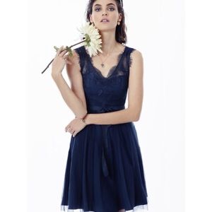 BHLDN Lina Lace Tulle Dress